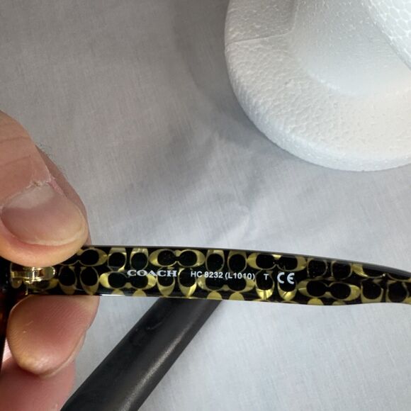 Coach Eyeglasses Frame HC8232-L1010 Women's Dark Tortoise Full Rim 56-17-140 - Picture 5 of 8